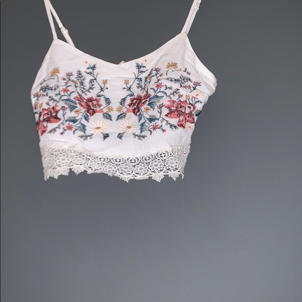 Floral crop top